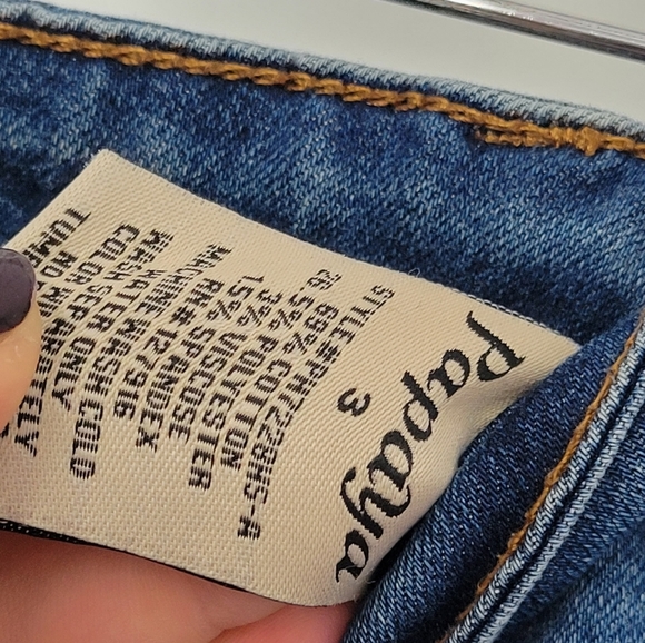Papaya Distressed High-Rise Jeans - Size US 3 - Picture 5 of 5